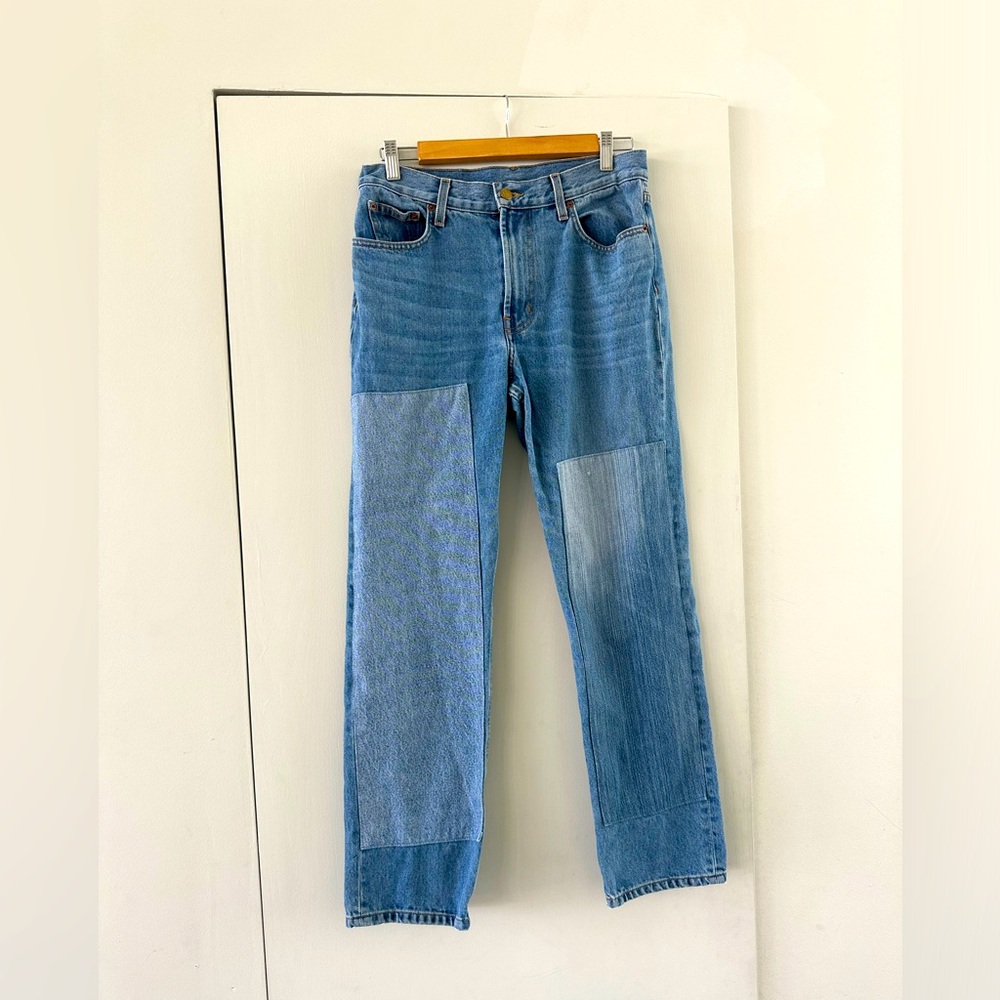 B SIDES Blue Straight Leg Jeans
